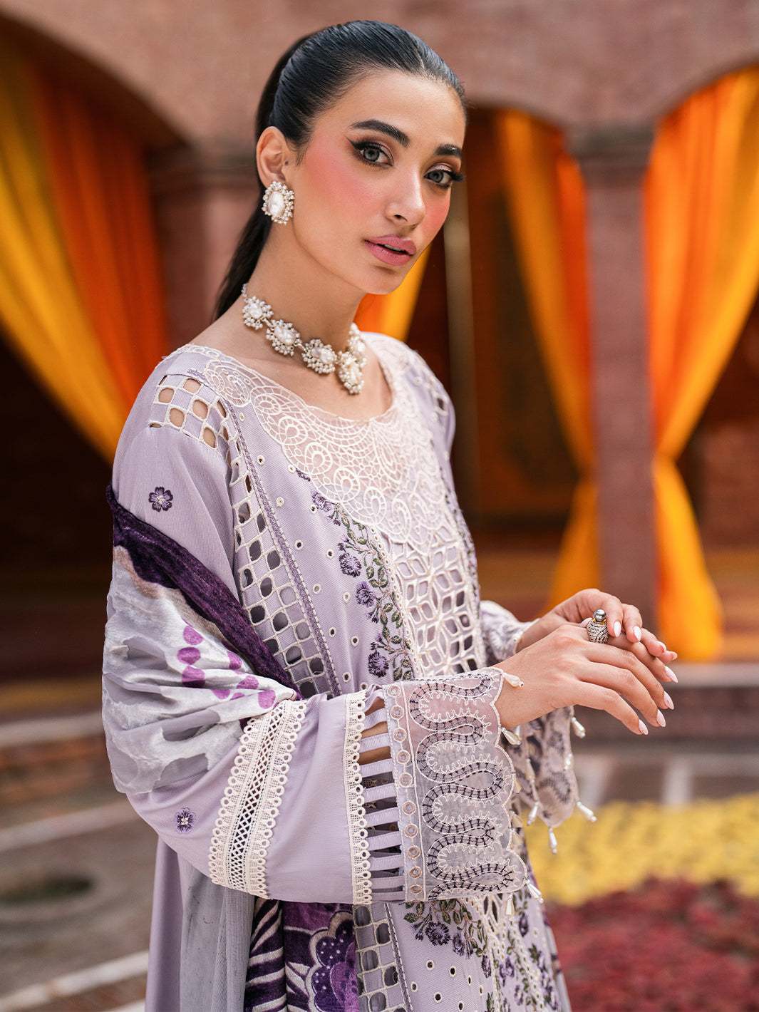 Mahnur | Nazakat Luxury Winter |  VANA by Mahnur - Designer Dress - Type: Ladies Clothes - Available at Libayah - 100% Original
