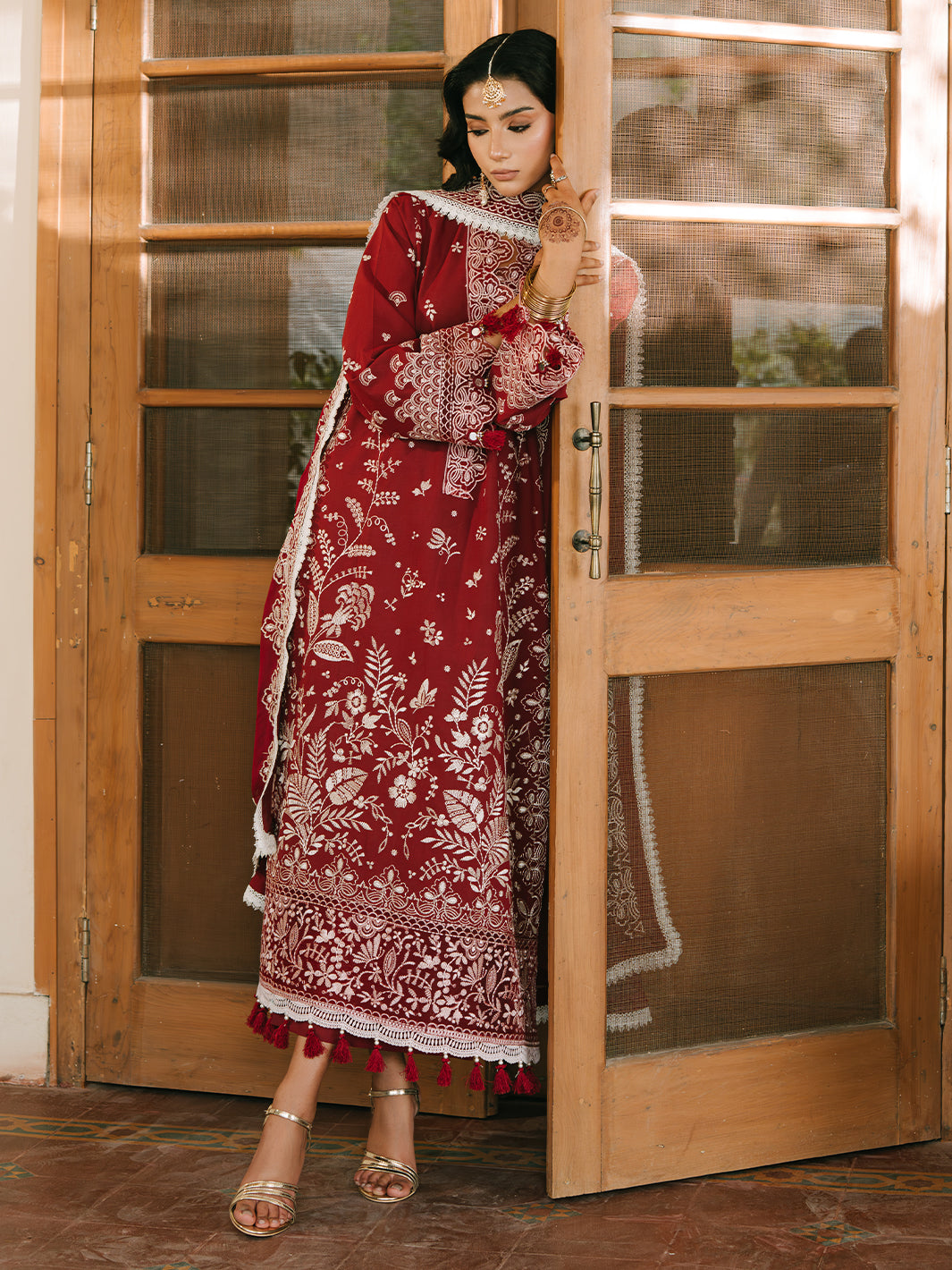 Mahnur | Shanaya Luxury Lawn 25 | Mehrosh by Mahnur - Designer Dress - Type: Ladies Clothes - Available at Libayah - 100% Original