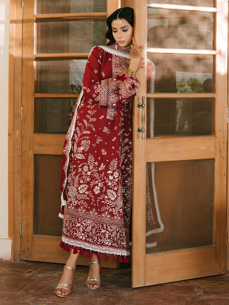 Mahnur | Shanaya Luxury Lawn 25 | Mehrosh by Mahnur - Designer Dress - Type: Ladies Clothes - Available at Libayah - 100% Original