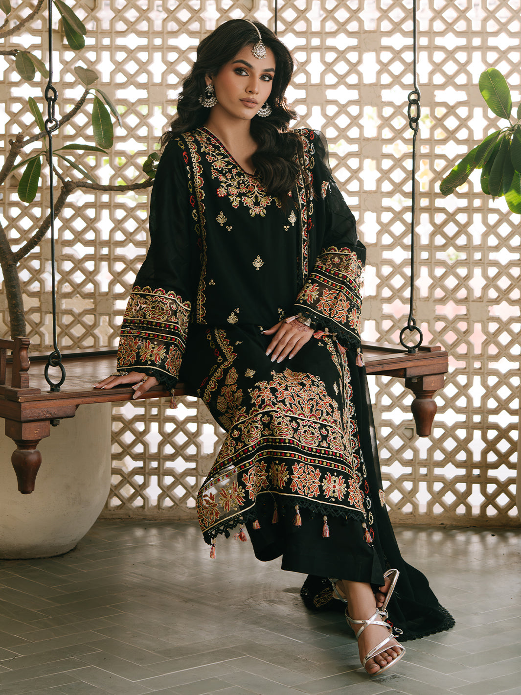 Mahnur | Shanaya Luxury Lawn 25 | Zehra by Mahnur - Designer Dress - Type: Ladies Clothes - Available at Libayah - 100% Original