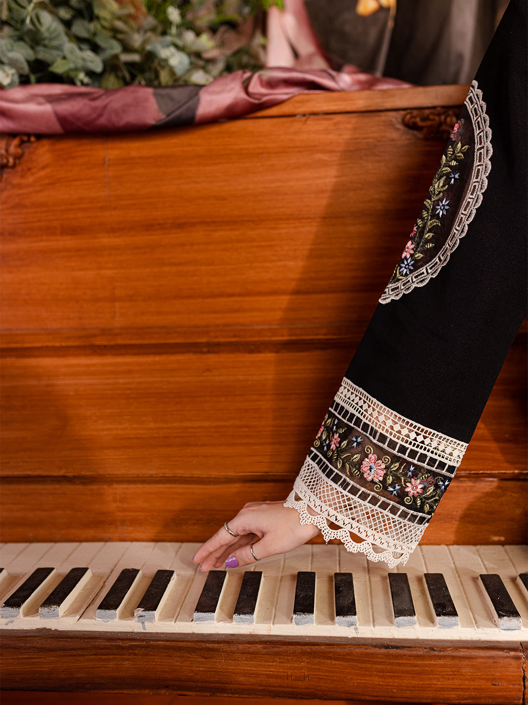 Mahnur | Veronica Luxury Karandi 24 | NORA by Mahnur - Designer Dress - Type: Ladies Clothes - Available at Libayah - 100% Original