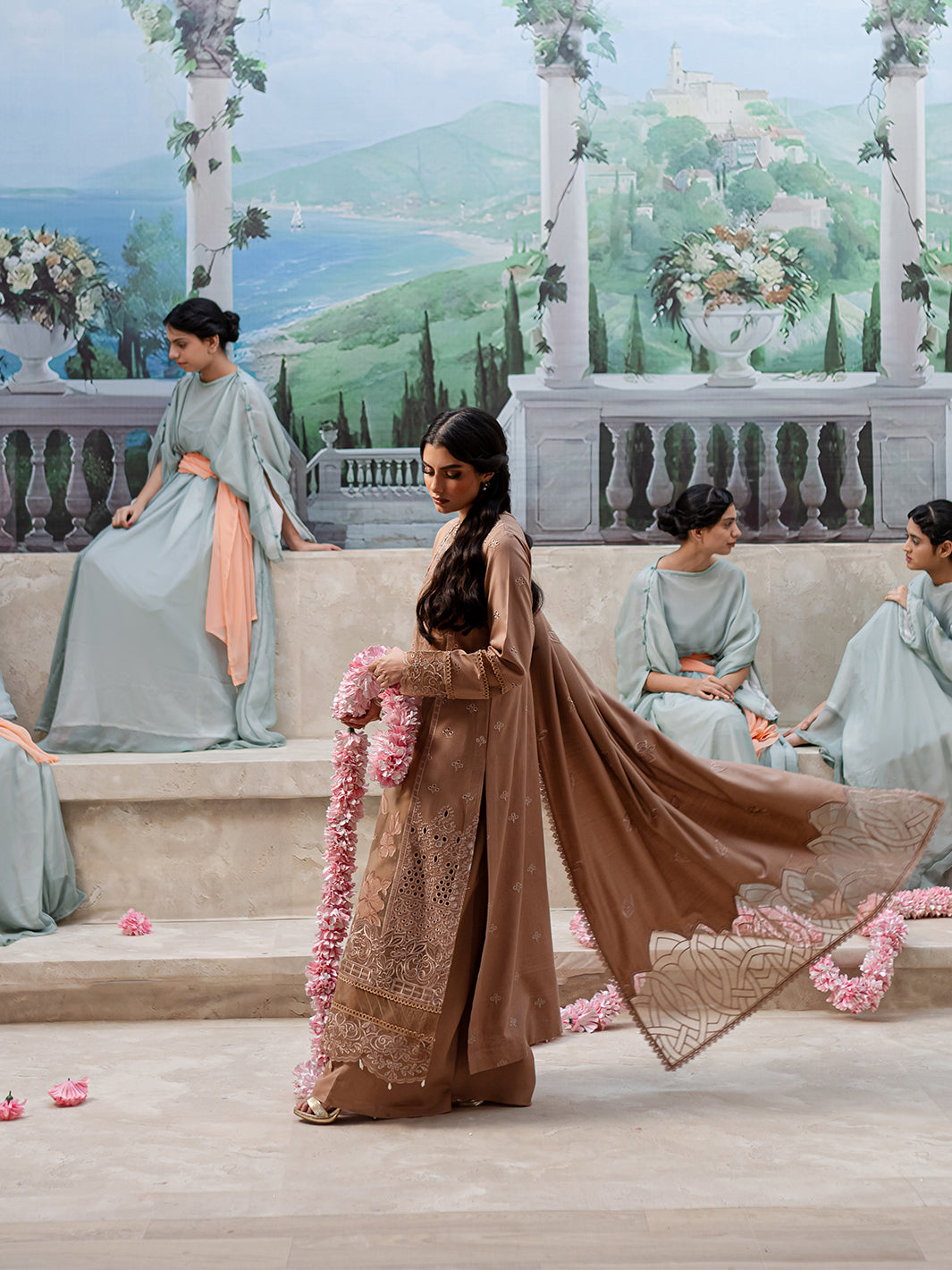 Mahnur | Veronica Luxury Karandi 24 | PENELOPE by Mahnur - Designer Dress - Type: Ladies Clothes - Available at Libayah - 100% Original