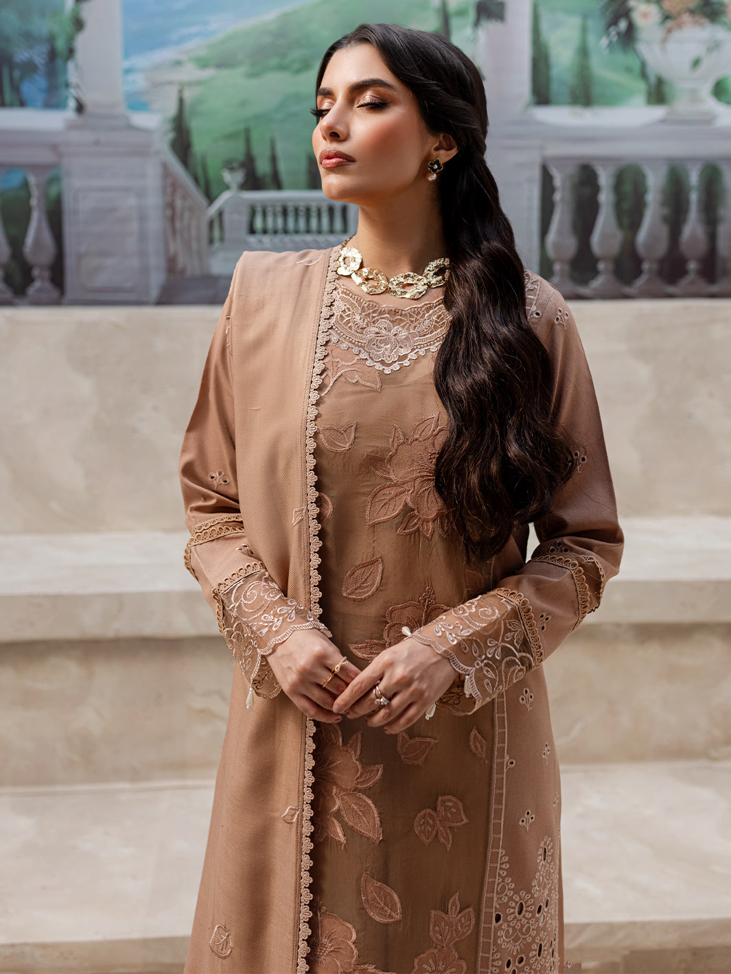 Mahnur | Veronica Luxury Karandi 24 | PENELOPE by Mahnur - Designer Dress - Type: Ladies Clothes - Available at Libayah - 100% Original