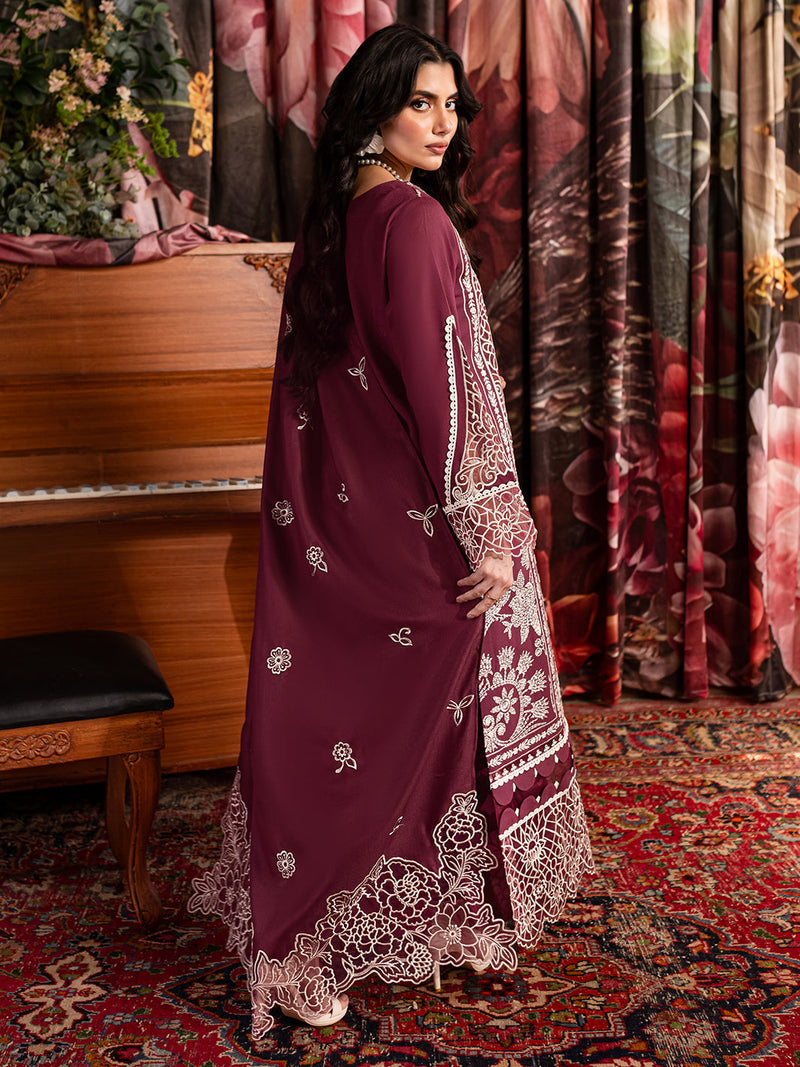 Mahnur | Veronica Luxury Karandi 24 | ROSE by Mahnur - Designer Dress - Type: Ladies Clothes - Available at Libayah - 100% Original