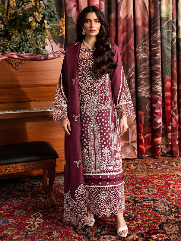 Mahnur | Veronica Luxury Karandi 24 | ROSE by Mahnur - Designer Dress - Type: Ladies Clothes - Available at Libayah - 100% Original