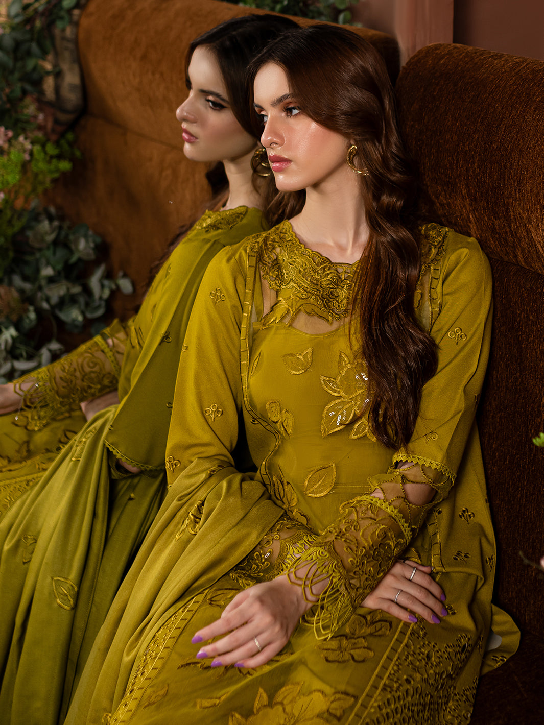 Mahnur | Veronica Luxury Karandi 24 | VICTORIA by Mahnur - Designer Dress - Type: Ladies Clothes - Available at Libayah - 100% Original