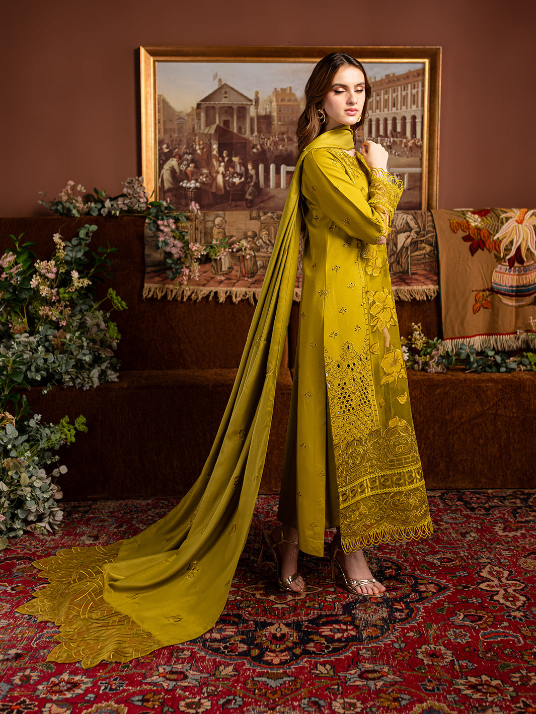 Mahnur | Veronica Luxury Karandi 24 | VICTORIA by Mahnur - Designer Dress - Type: Ladies Clothes - Available at Libayah - 100% Original