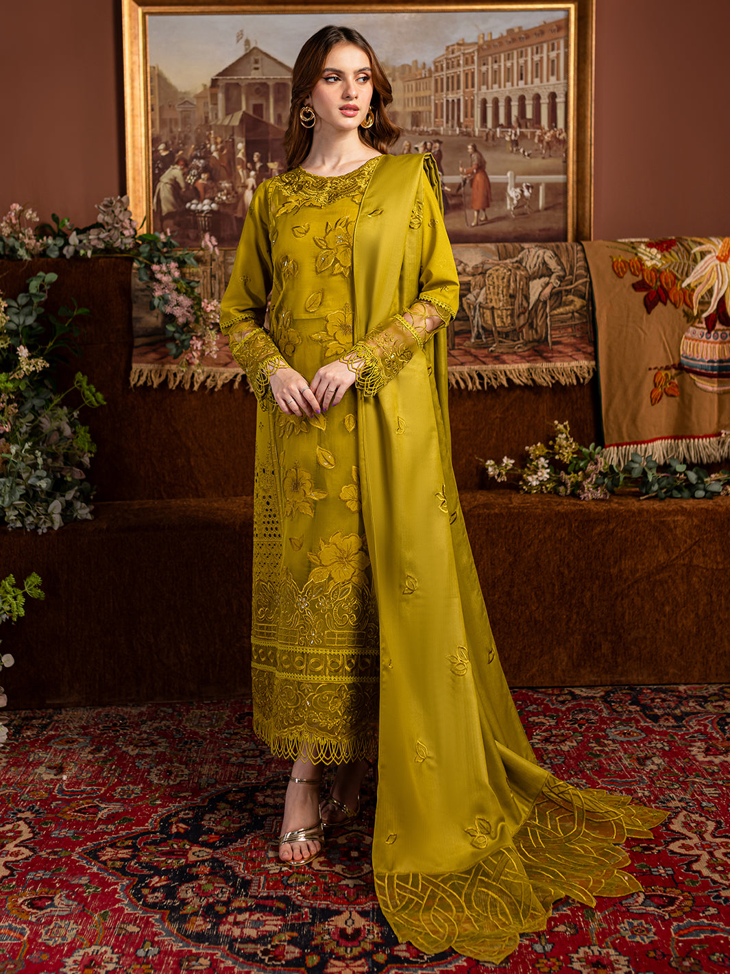 Mahnur | Veronica Luxury Karandi 24 | VICTORIA by Mahnur - Designer Dress - Type: Ladies Clothes - Available at Libayah - 100% Original