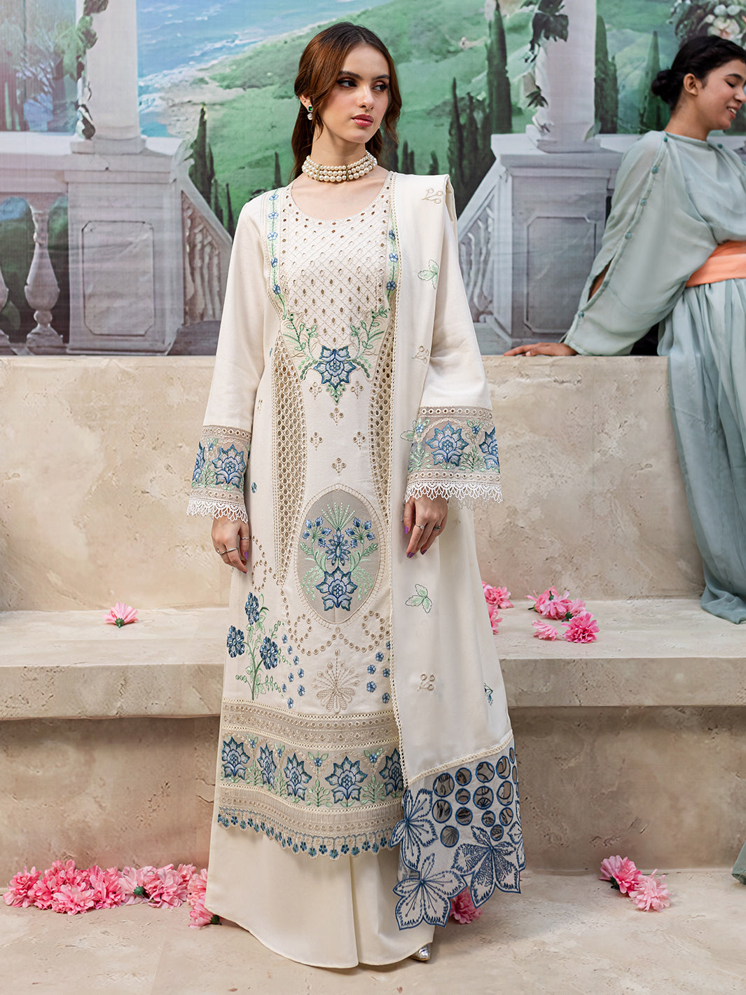 Mahnur | Veronica Luxury Karandi 24 | CECILIA by Mahnur - Designer Dress - Type: Ladies Clothes - Available at Libayah - 100% Original