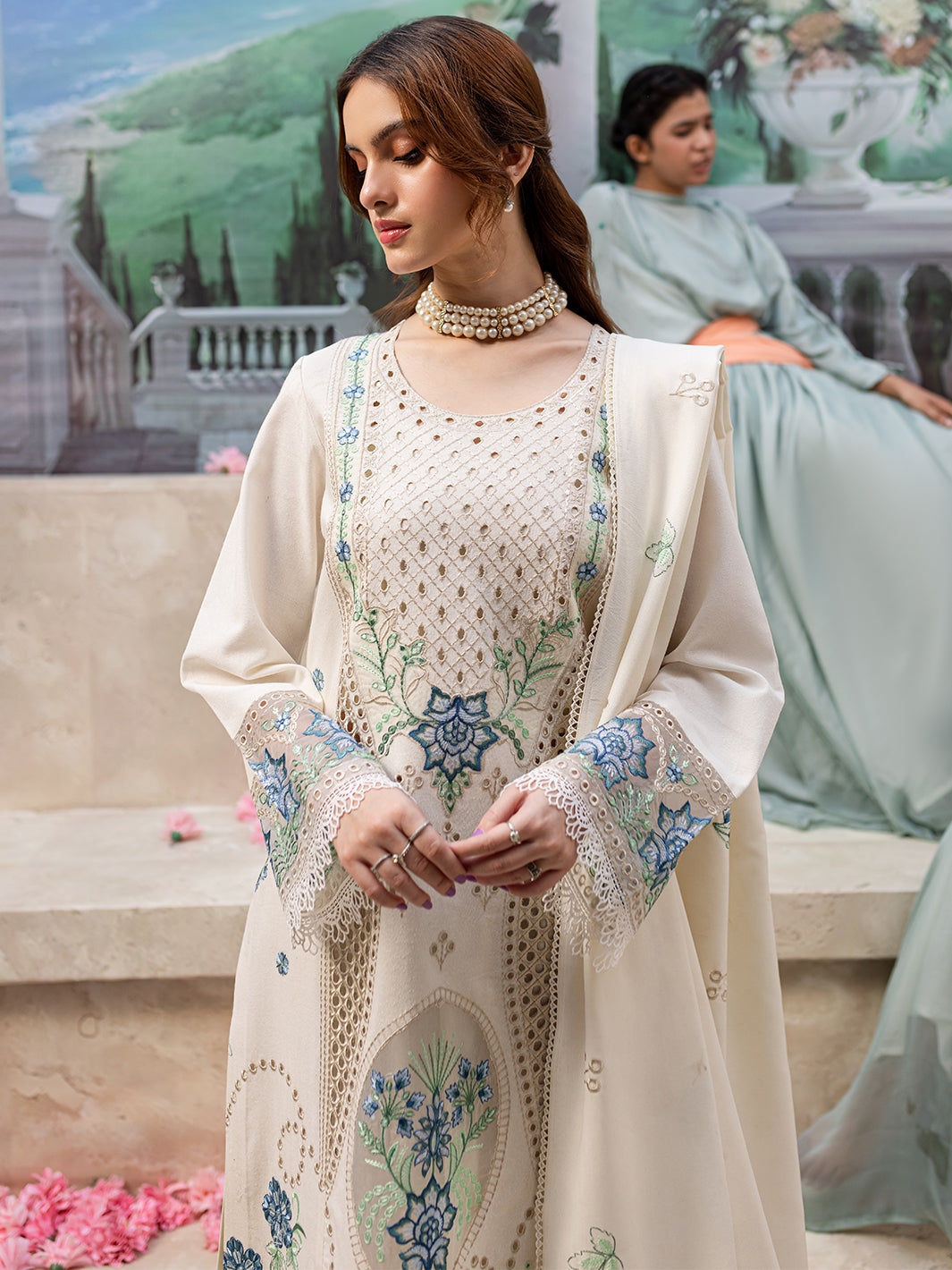 Mahnur | Veronica Luxury Karandi 24 | CECILIA by Mahnur - Designer Dress - Type: Ladies Clothes - Available at Libayah - 100% Original