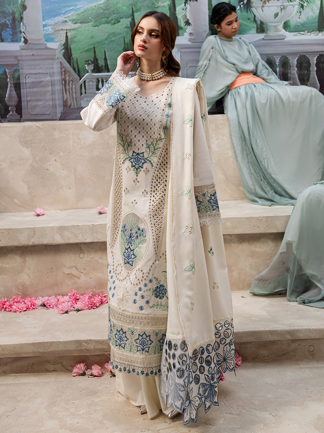 Mahnur | Veronica Luxury Karandi 24 | CECILIA by Mahnur - Designer Dress - Type: Ladies Clothes - Available at Libayah - 100% Original