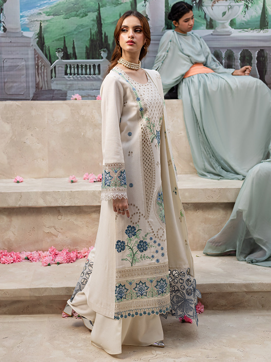 Mahnur | Veronica Luxury Karandi 24 | CECILIA by Mahnur - Designer Dress - Type: Ladies Clothes - Available at Libayah - 100% Original