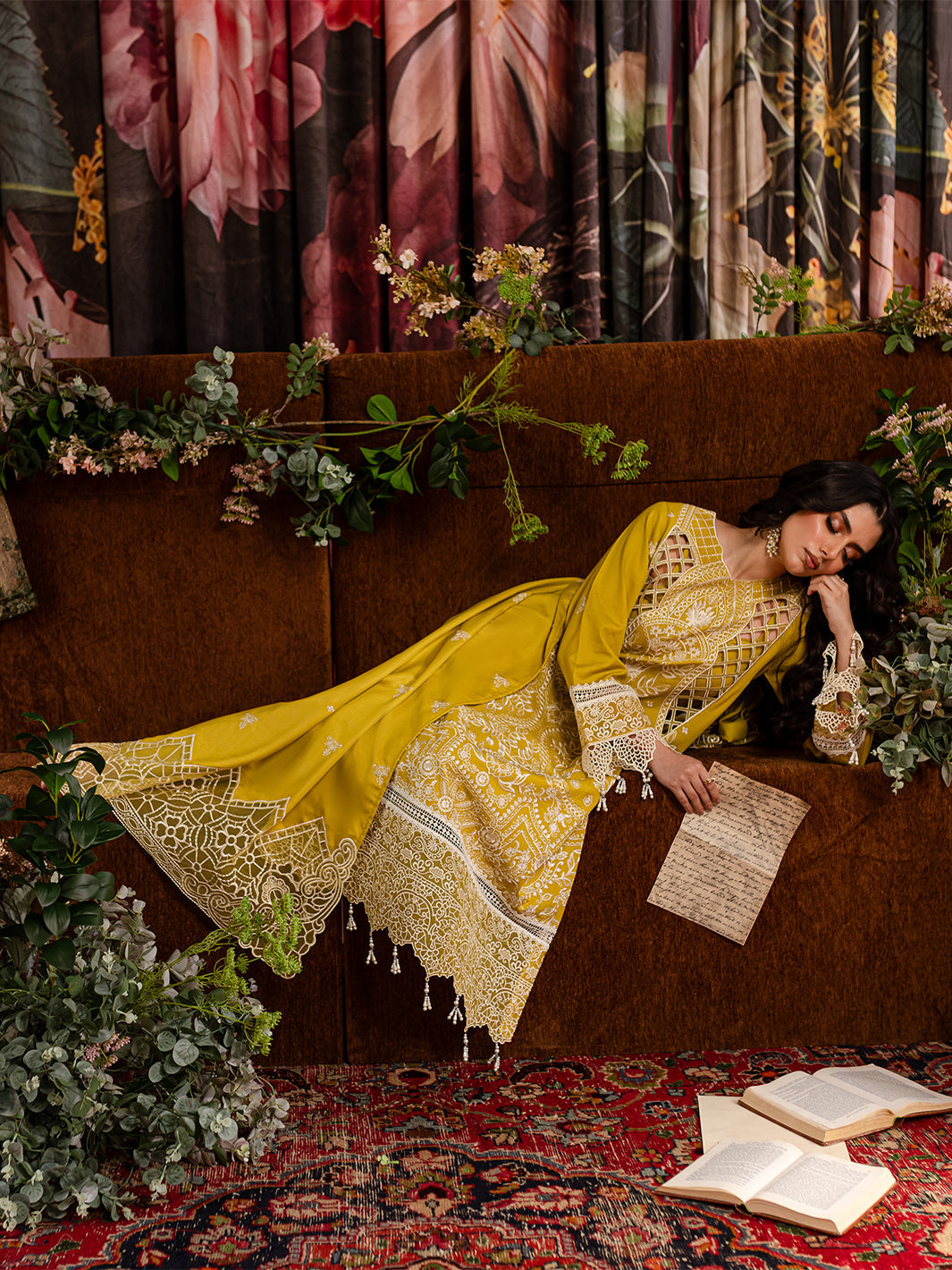 Mahnur | Veronica Luxury Karandi 24 | CLARA by Mahnur - Designer Dress - Type: Ladies Clothes - Available at Libayah - 100% Original