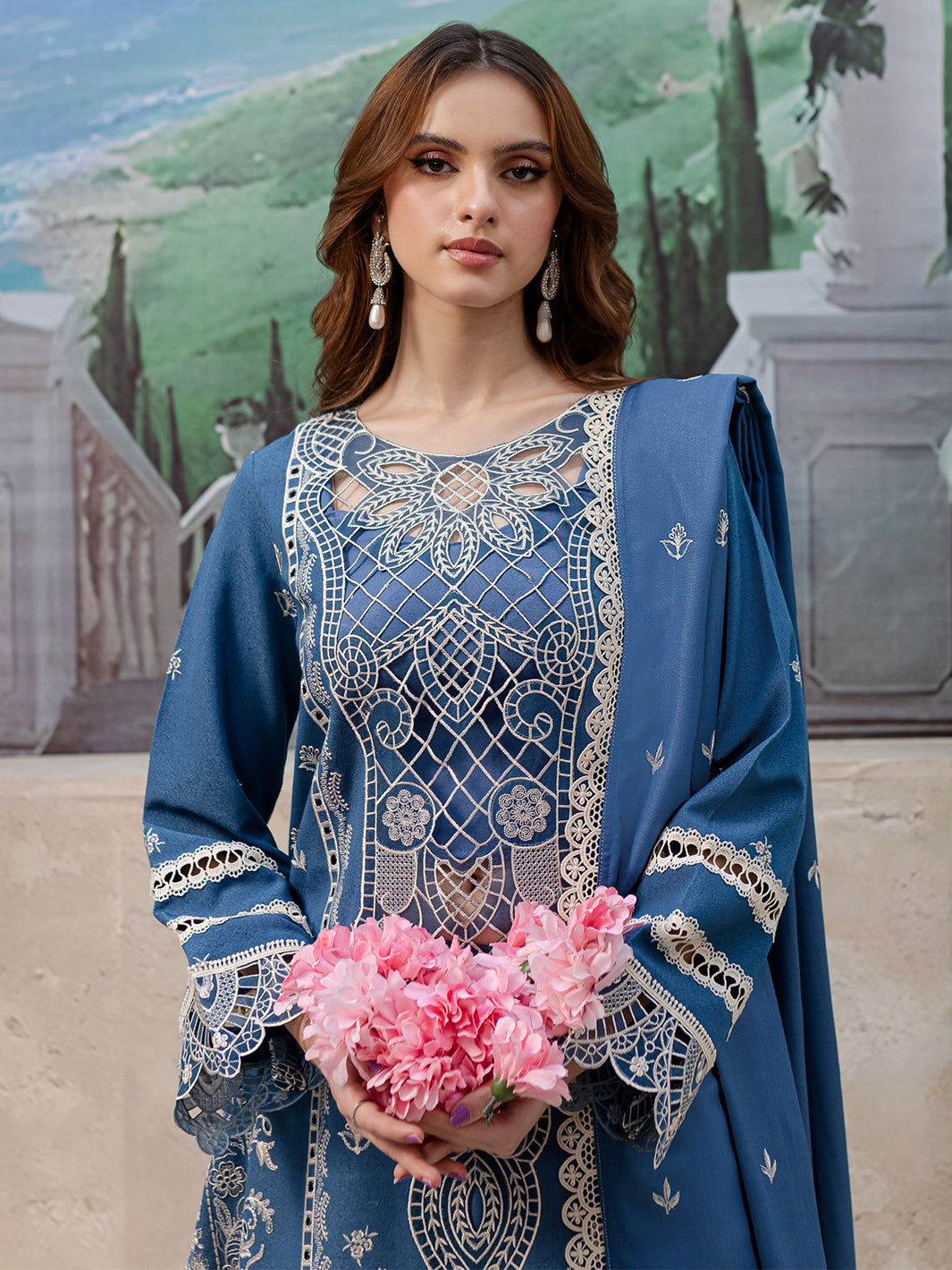 Mahnur | Veronica Luxury Karandi 24 | DOROTHY by Mahnur - Designer Dress - Type: Ladies Clothes - Available at Libayah - 100% Original