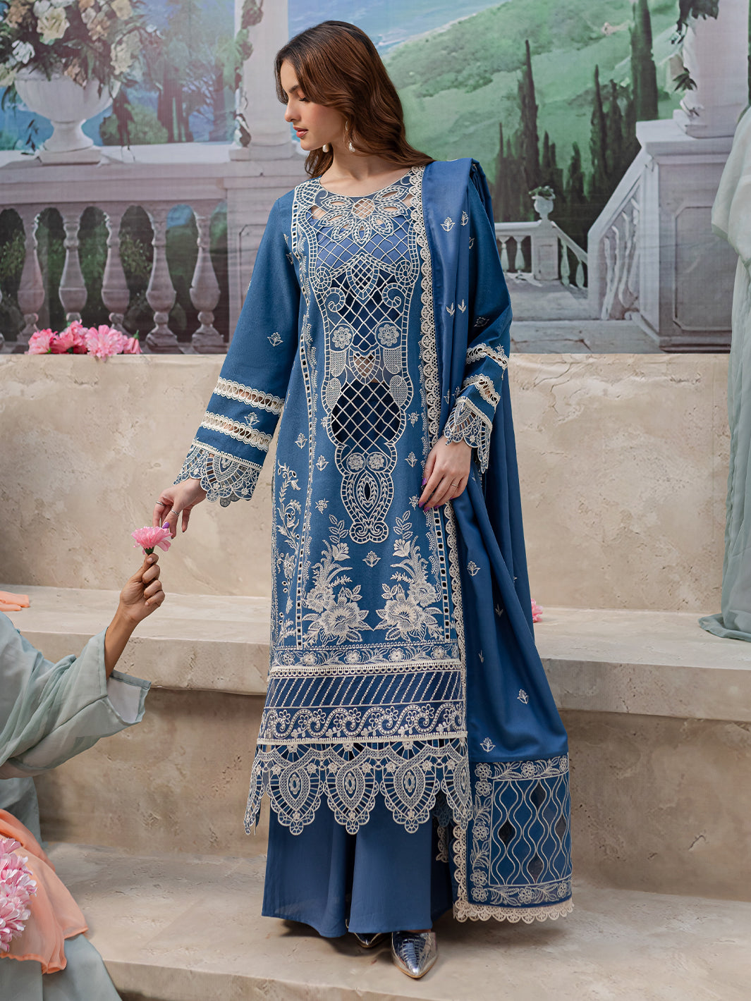Mahnur | Veronica Luxury Karandi 24 | DOROTHY by Mahnur - Designer Dress - Type: Ladies Clothes - Available at Libayah - 100% Original