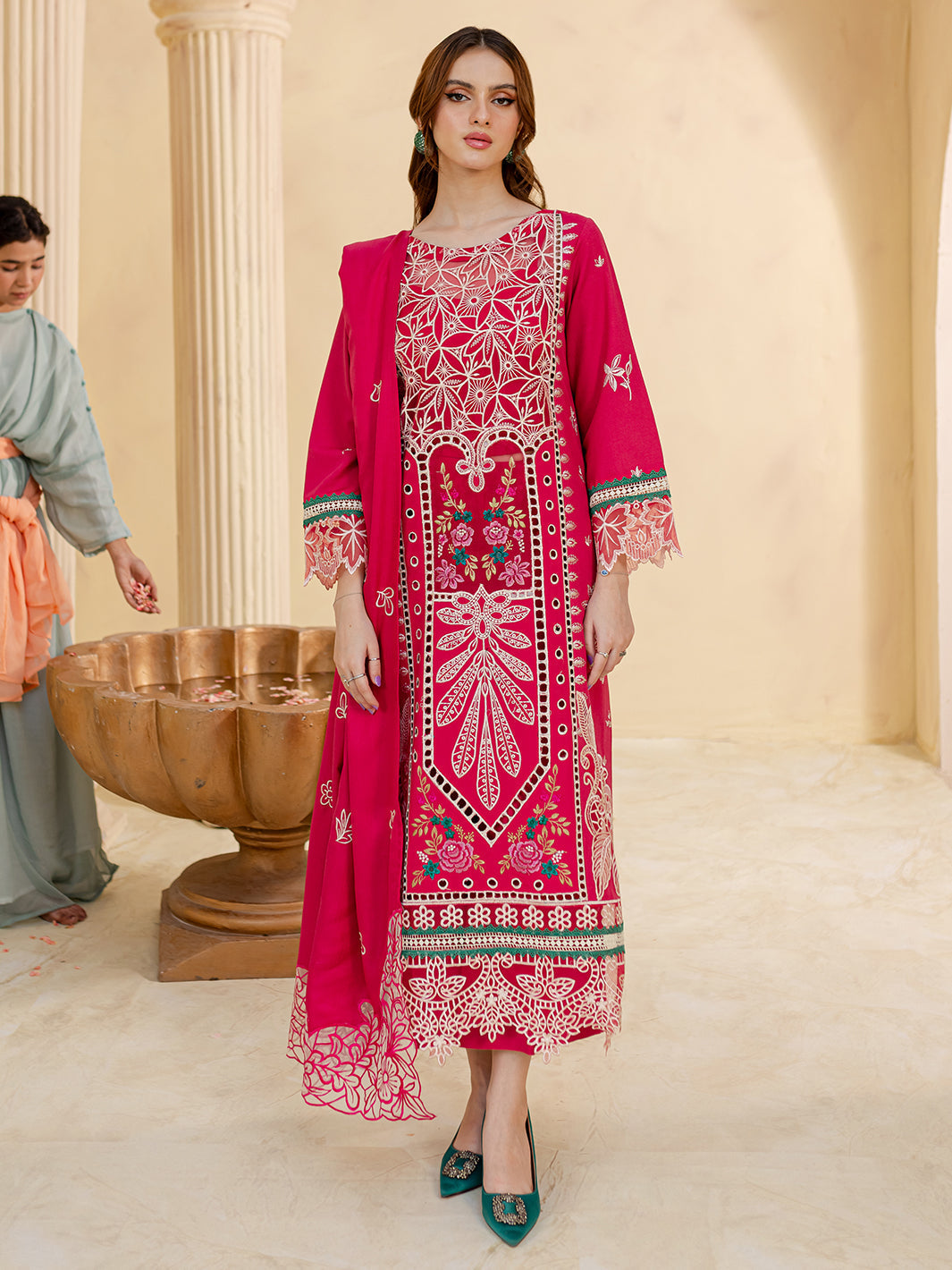 Mahnur | Veronica Luxury Karandi 24 | ELEANOR by Mahnur - Designer Dress - Type: Ladies Clothes - Available at Libayah - 100% Original