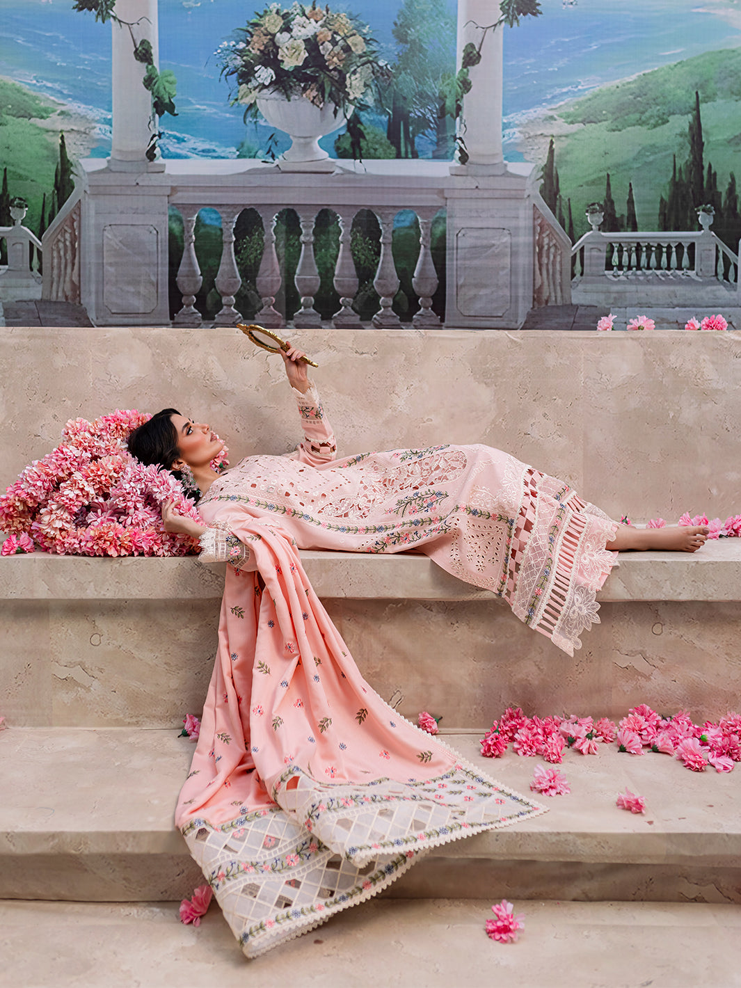 Mahnur | Veronica Luxury Karandi 24 | ISABELLA by Mahnur - Designer Dress - Type: Ladies Clothes - Available at Libayah - 100% Original