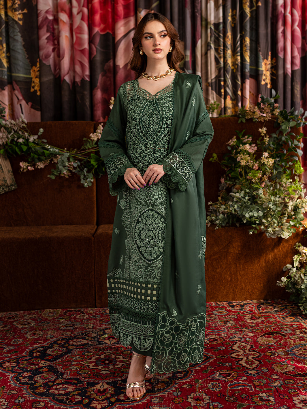 Mahnur | Veronica Luxury Karandi 24 | MATLIDA by Mahnur - Designer Dress - Type: Ladies Clothes - Available at Libayah - 100% Original