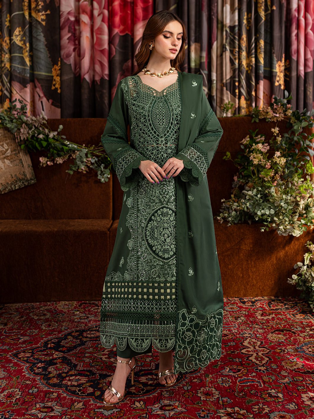 Mahnur | Veronica Luxury Karandi 24 | MATLIDA by Mahnur - Designer Dress - Type: Ladies Clothes - Available at Libayah - 100% Original