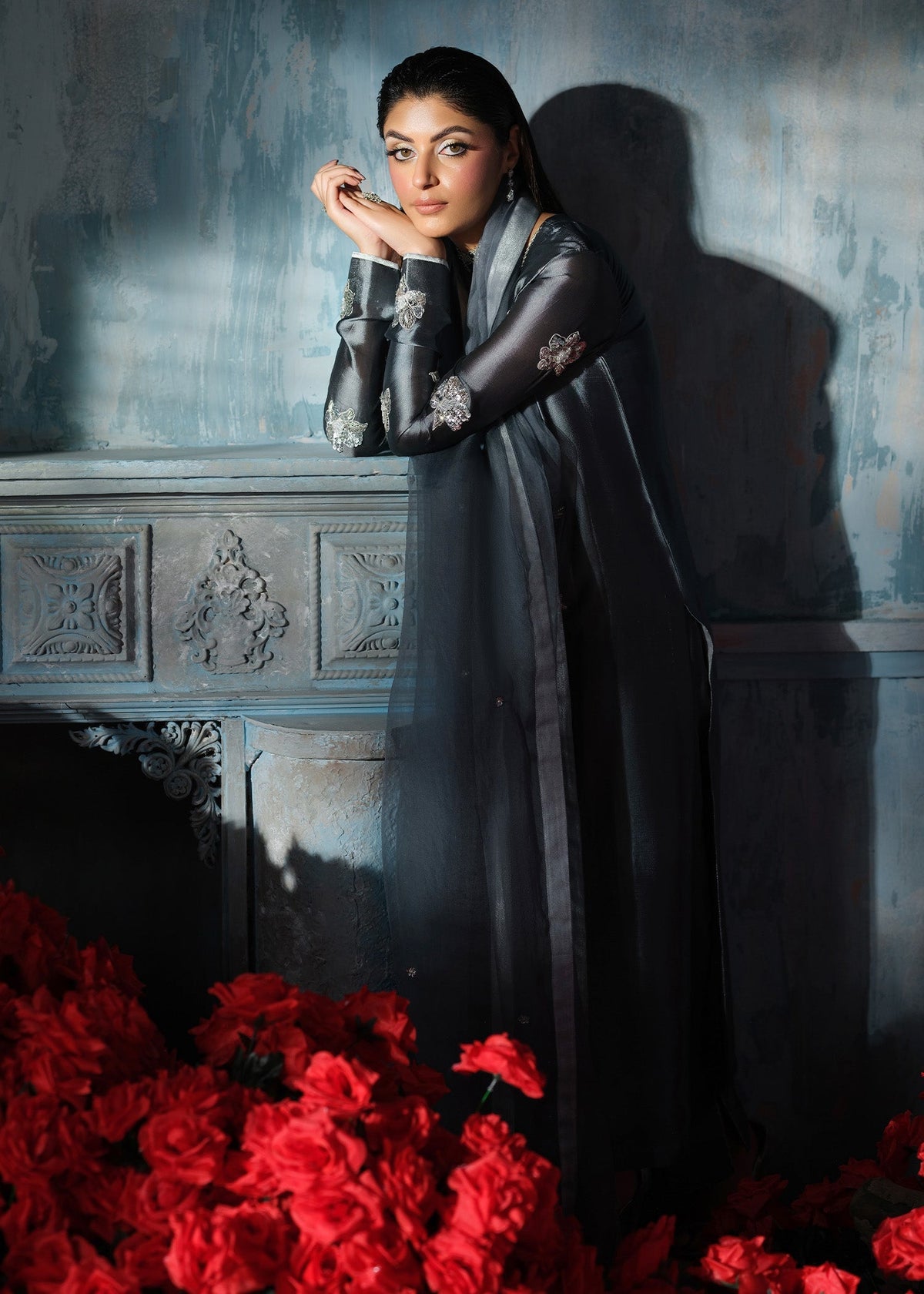 Mahum Asad | Reign Luxury Pret | Elaina by Mahum Asad - Designer Dress - Type: Ladies Clothes - Available at Libayah - 100% Original