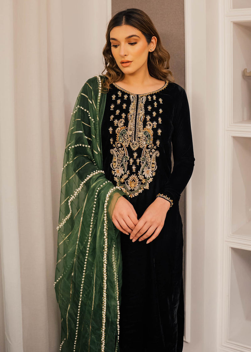 Mahum Asad | Winter Edit | Ivy by Mahum Asad - Designer Dress - Type: Ladies Clothes - Available at Libayah - 100% Original