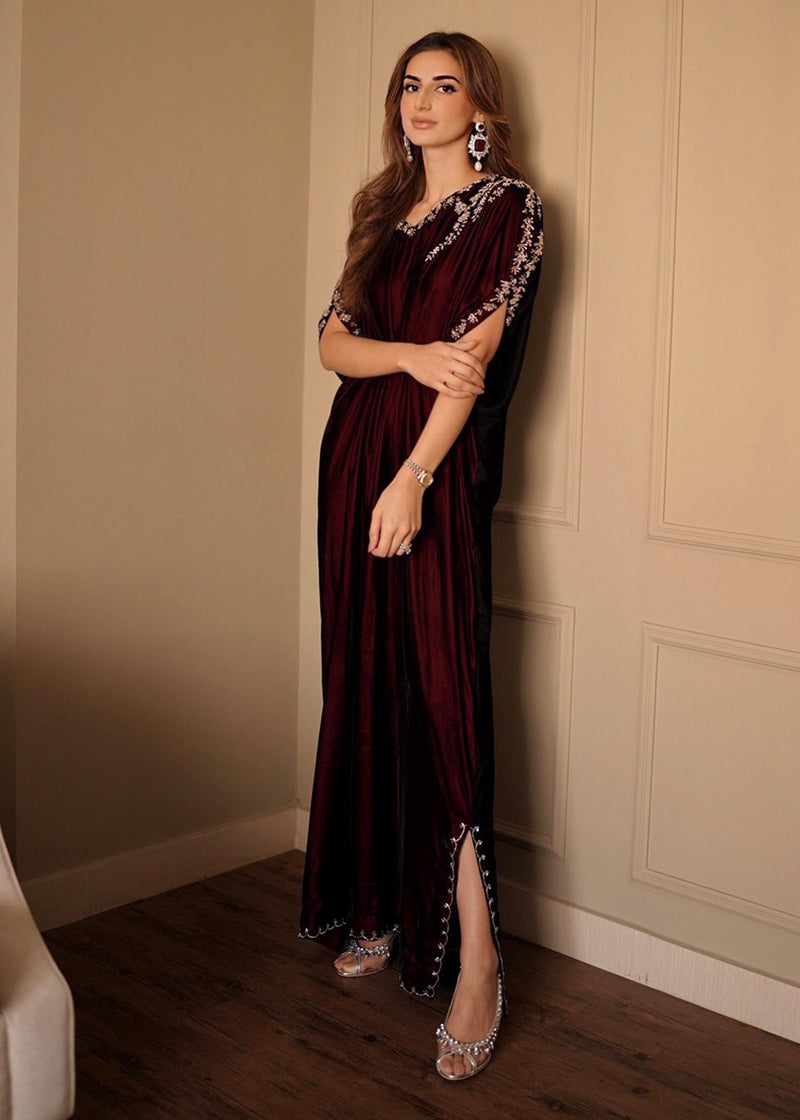 Mahum Asad | Winter Edit | Veronica by Mahum Asad - Designer Dress - Type: Ladies Clothes - Available at Libayah - 100% Original