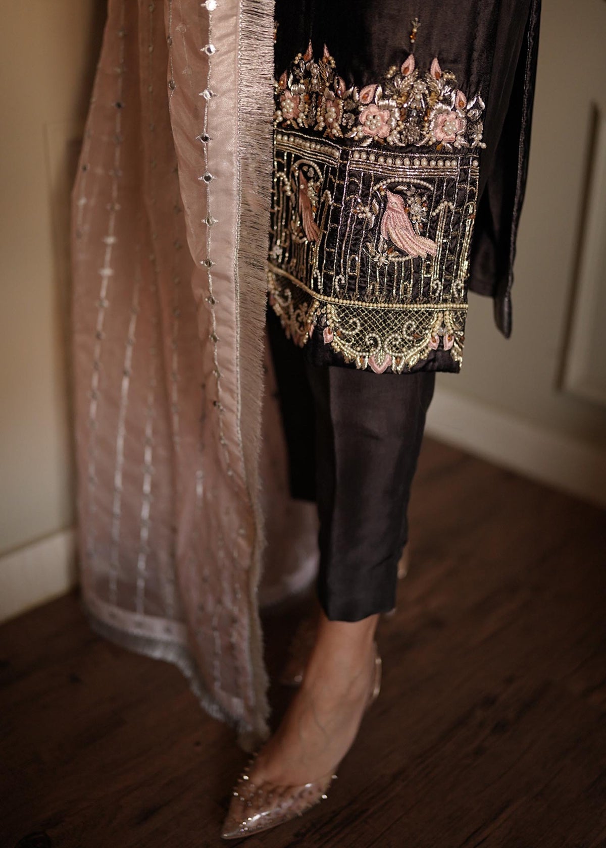 Mahum Asad | Winter Edit | Camila by Mahum Asad - Designer Dress - Type: Ladies Clothes - Available at Libayah - 100% Original