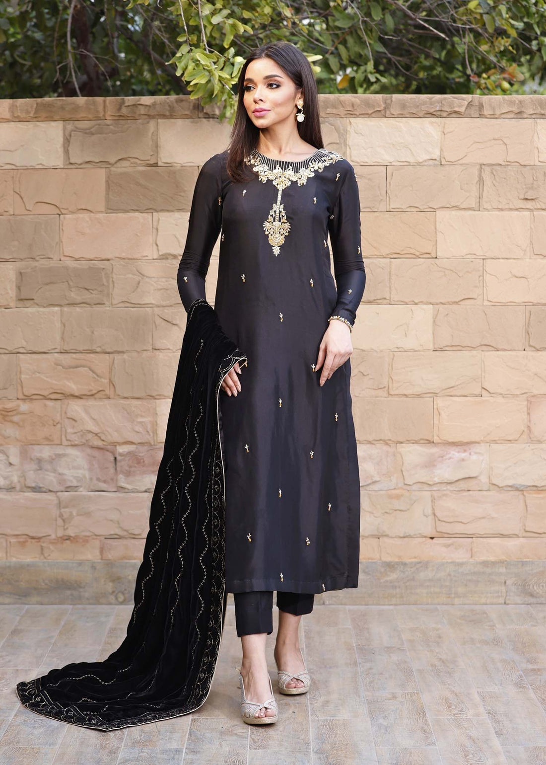Mahum Asad | Winter Edit | ELIF by Mahum Asad - Designer Dress - Type: Ladies Clothes - Available at Libayah - 100% Original
