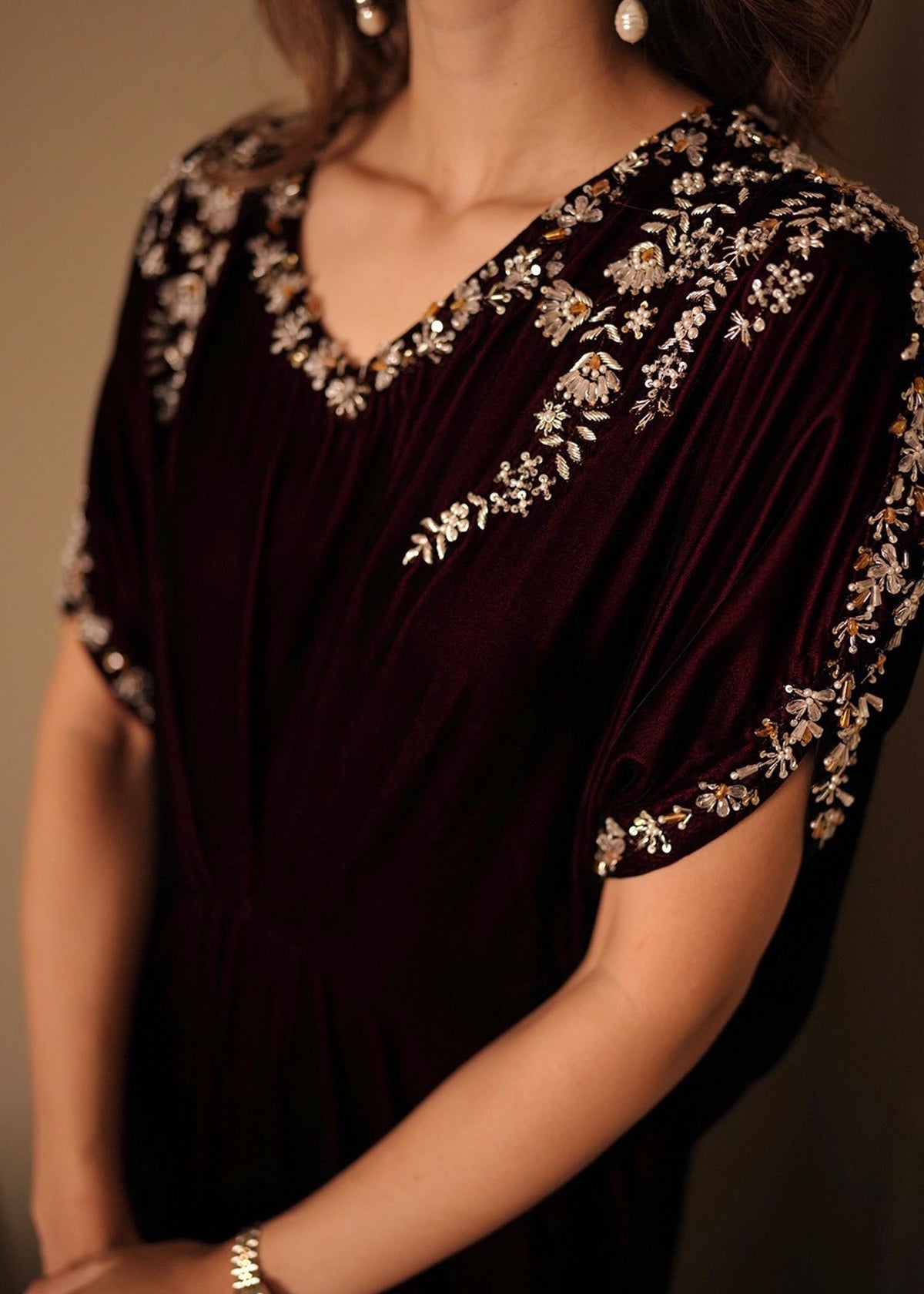 Mahum Asad | Winter Edit | Veronica by Mahum Asad - Designer Dress - Type: Ladies Clothes - Available at Libayah - 100% Original