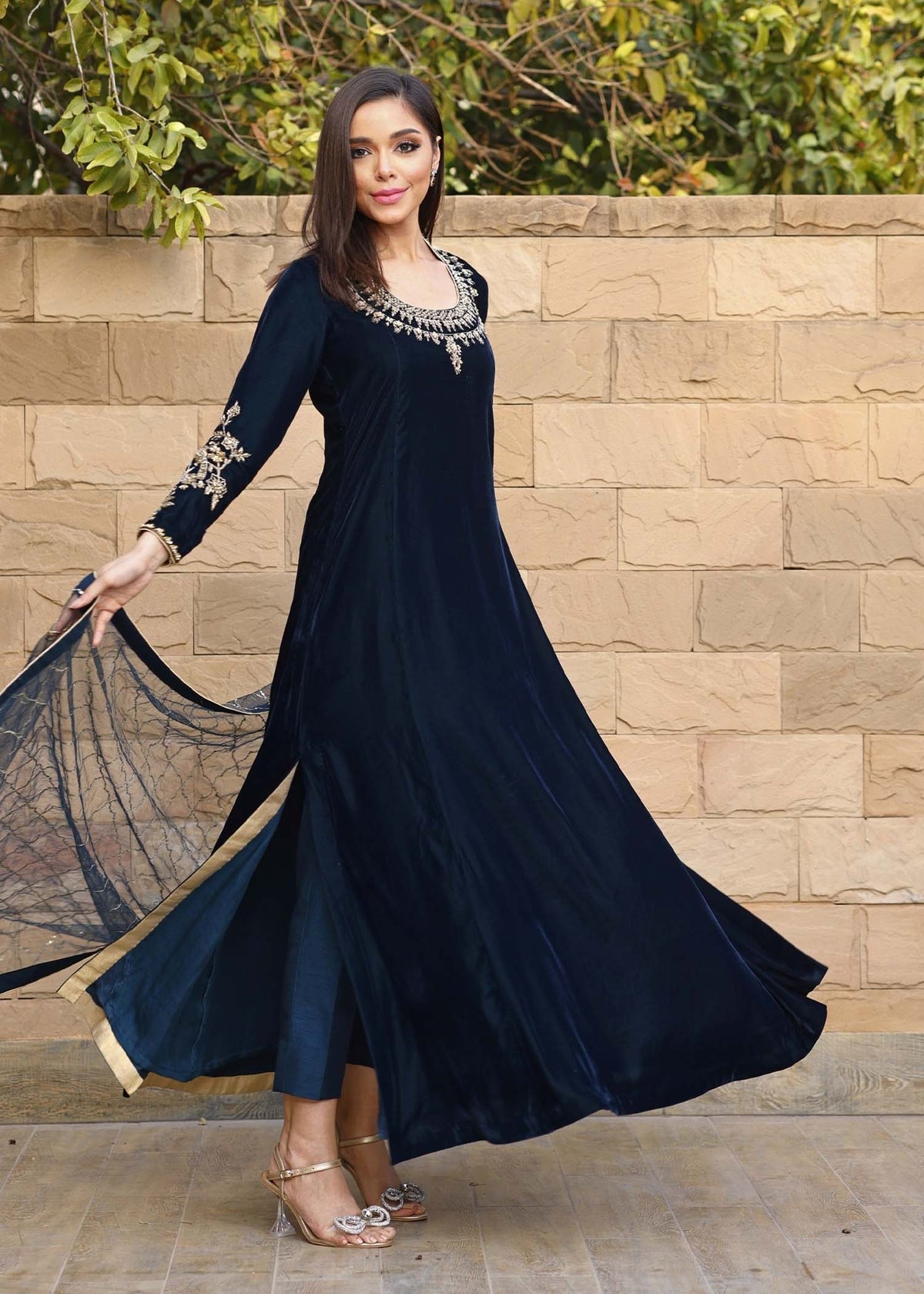 Mahum Asad | Winter Edit | ZERMINE by Mahum Asad - Designer Dress - Type: Ladies Clothes - Available at Libayah - 100% Original