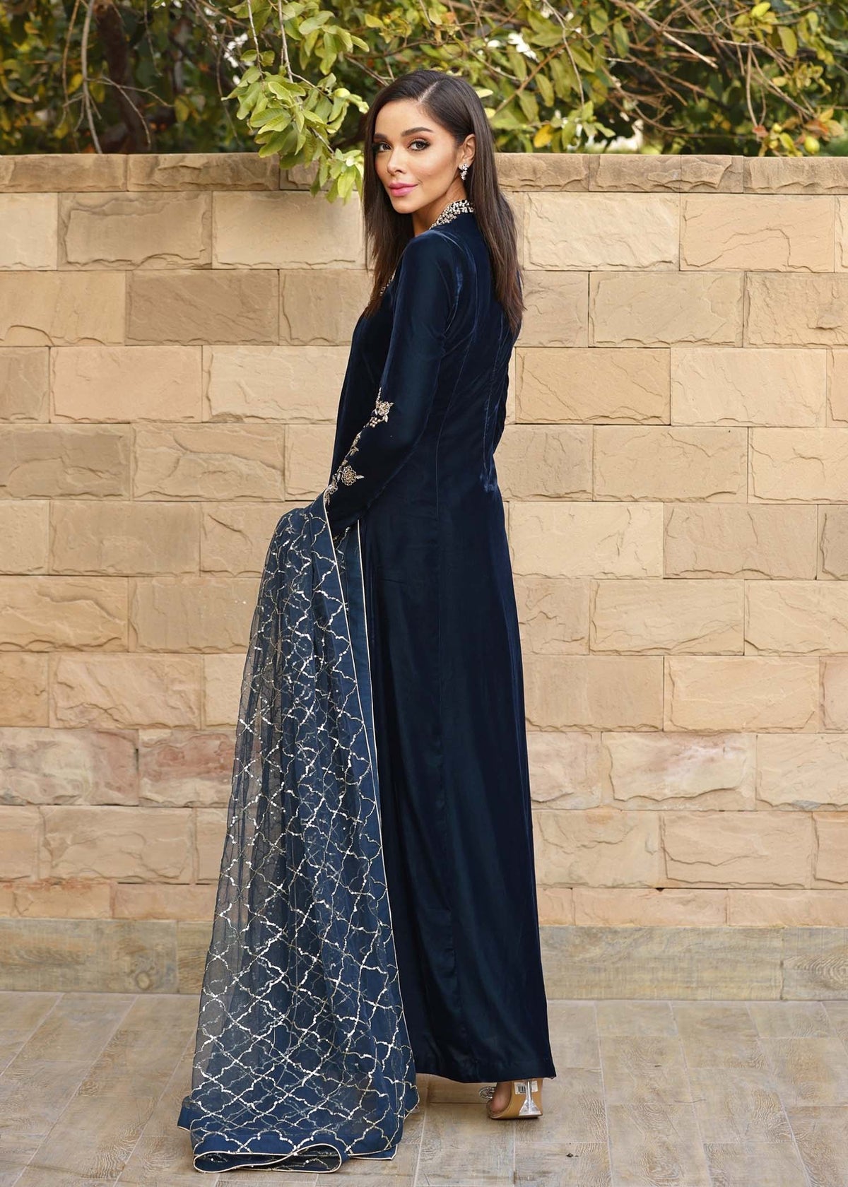 Mahum Asad | Winter Edit | ZERMINE by Mahum Asad - Designer Dress - Type: Ladies Clothes - Available at Libayah - 100% Original