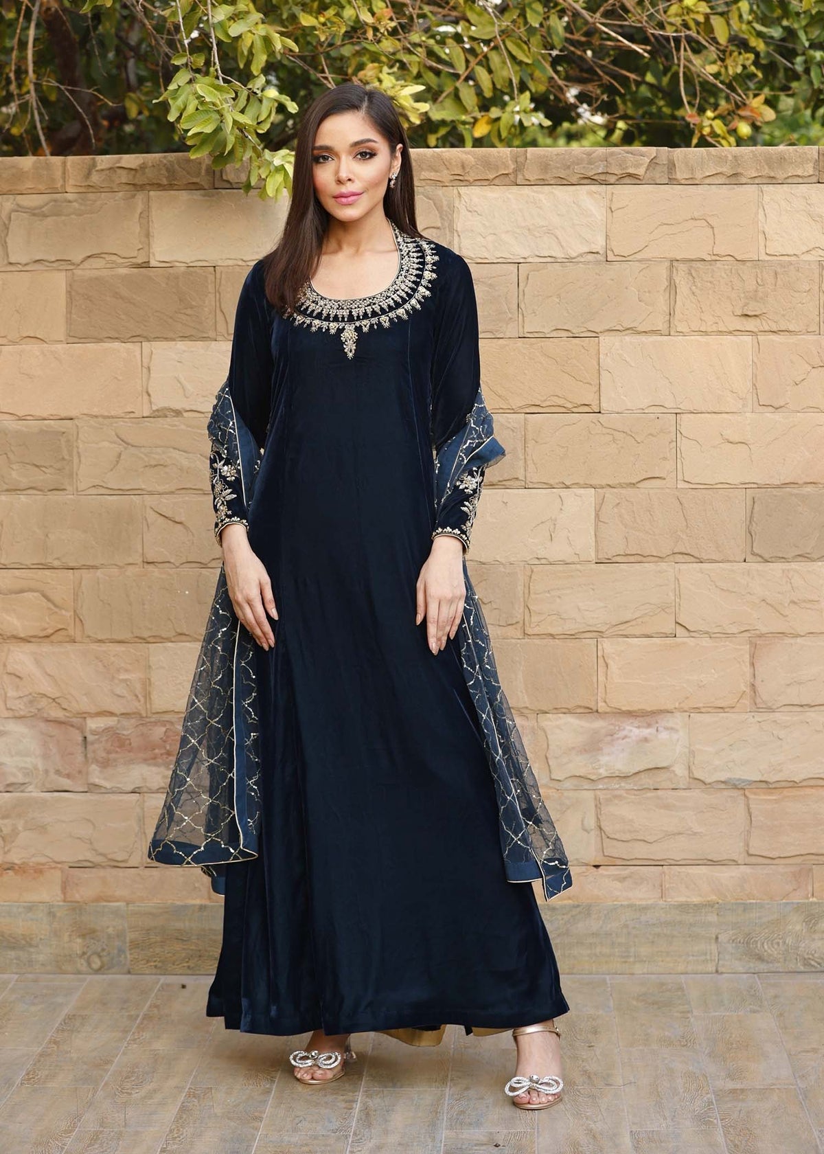 Mahum Asad | Winter Edit | ZERMINE by Mahum Asad - Designer Dress - Type: Ladies Clothes - Available at Libayah - 100% Original