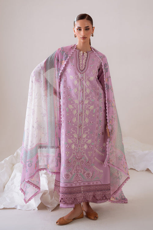 MAHVEEN – authentic Pakistani dress from the Aabyaan Miraal Signature Embroidered Viscose 25 collection for women in the UK