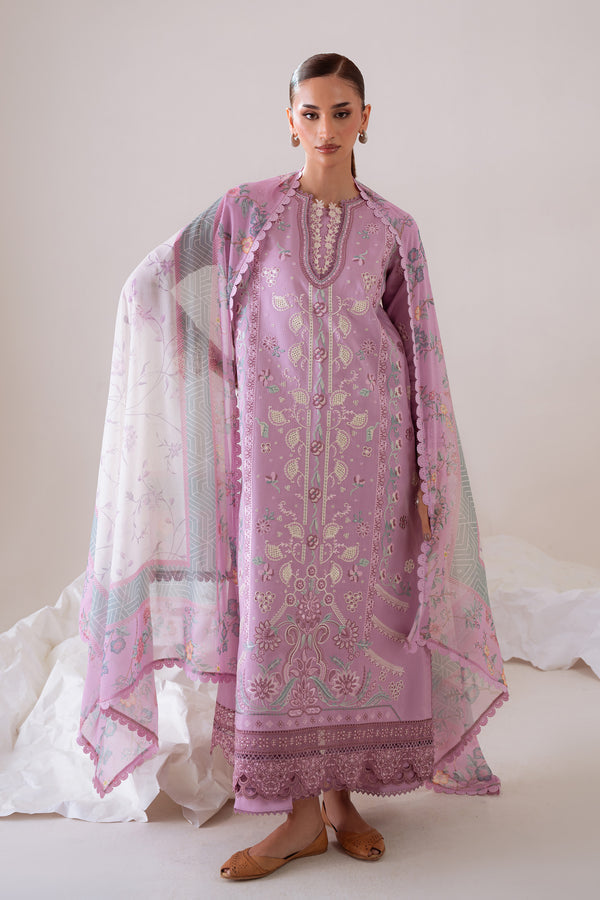 MAHVEEN – authentic Pakistani dress from the Aabyaan Miraal Signature Embroidered Viscose 25 collection for women in the UK