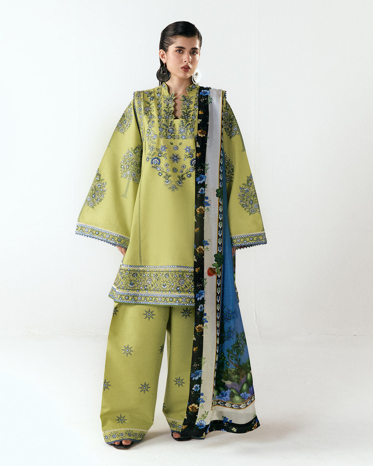 Jugnu | SS 26 Lawn | Mai by Jugnu - Designer Dress  - Type : Ladies Clothes - Available at Libayah - 100% Original 
