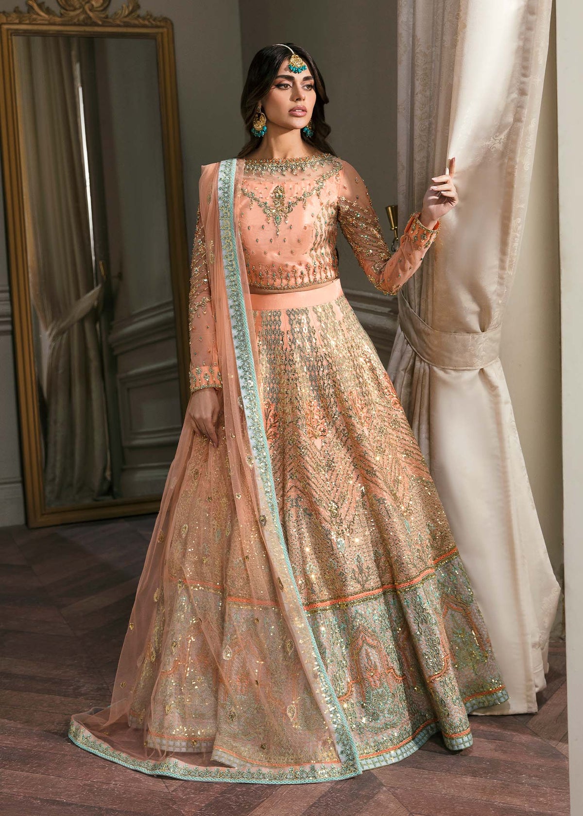 Waqas Shah | Malika - E - Elizabeth | ARTISTRY ROSE by Waqas Shah - Designer Dress - Type: Ladies Clothes - Available at Libayah - 100% Original