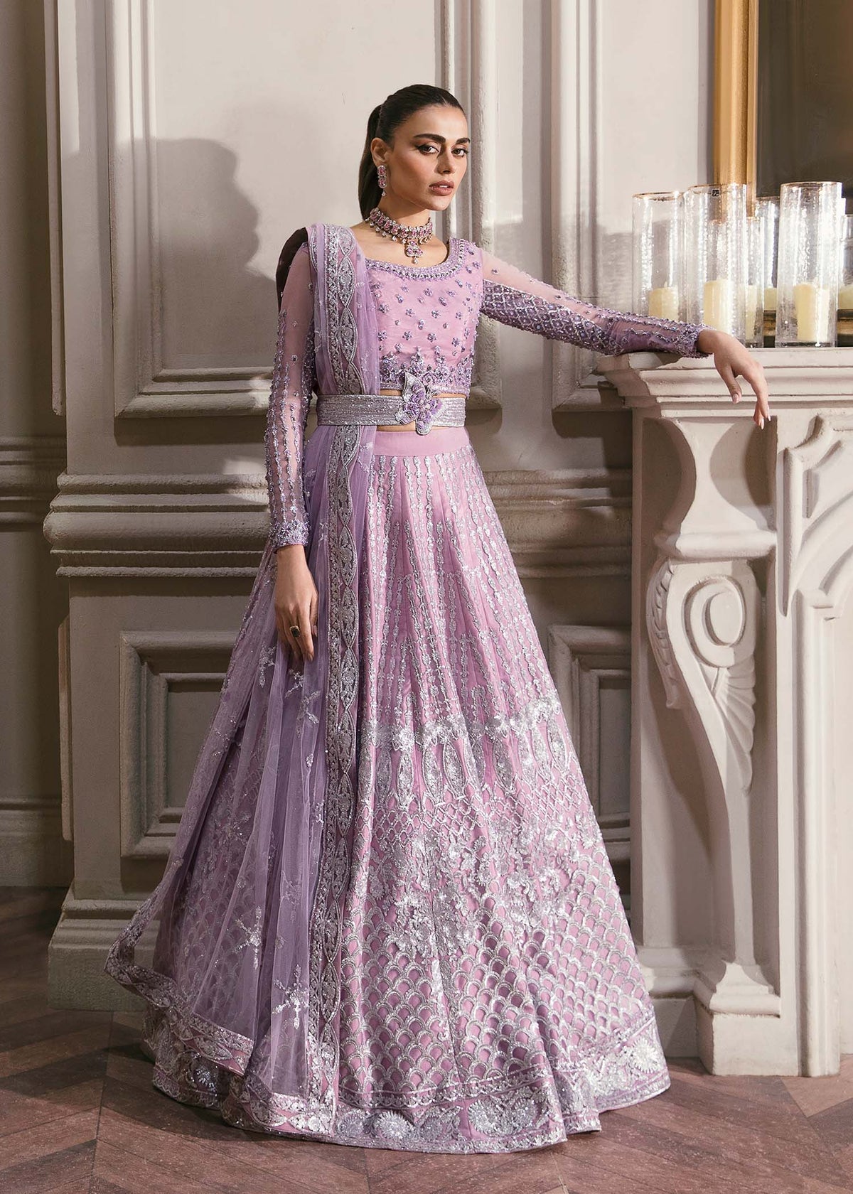 Waqas Shah | Malika - E - Elizabeth | ASTER by Waqas Shah - Designer Dress - Type: Ladies Clothes - Available at Libayah - 100% Original