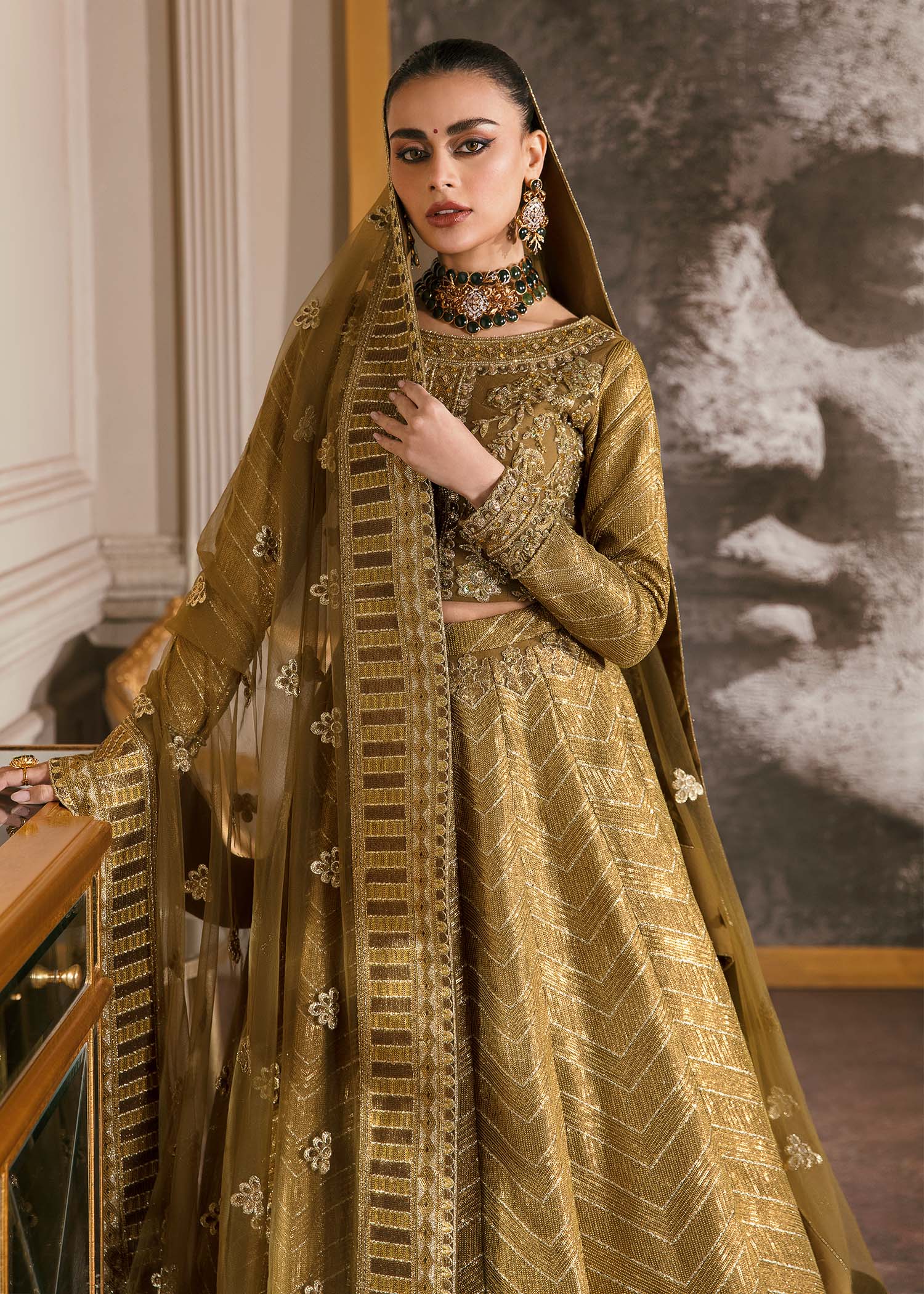 Waqas Shah | Malika - E - Elizabeth | ORCHID by Waqas Shah - Designer Dress - Type: Ladies Clothes - Available at Libayah - 100% Original
