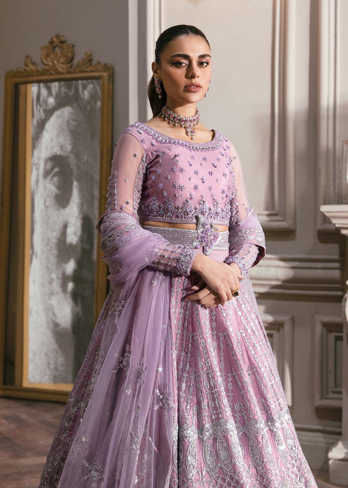 Waqas Shah | Malika - E - Elizabeth | ASTER by Waqas Shah - Designer Dress - Type: Ladies Clothes - Available at Libayah - 100% Original