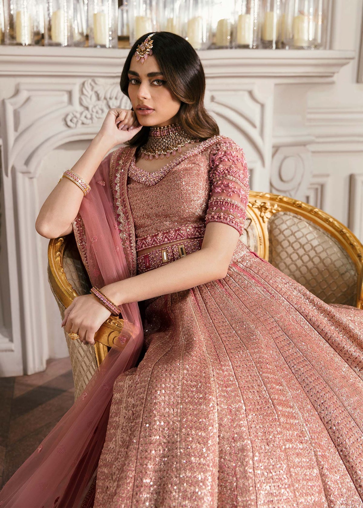 Waqas Shah | Malika - E - Elizabeth | PRIMROSE by Waqas Shah - Designer Dress - Type: Ladies Clothes - Available at Libayah - 100% Original