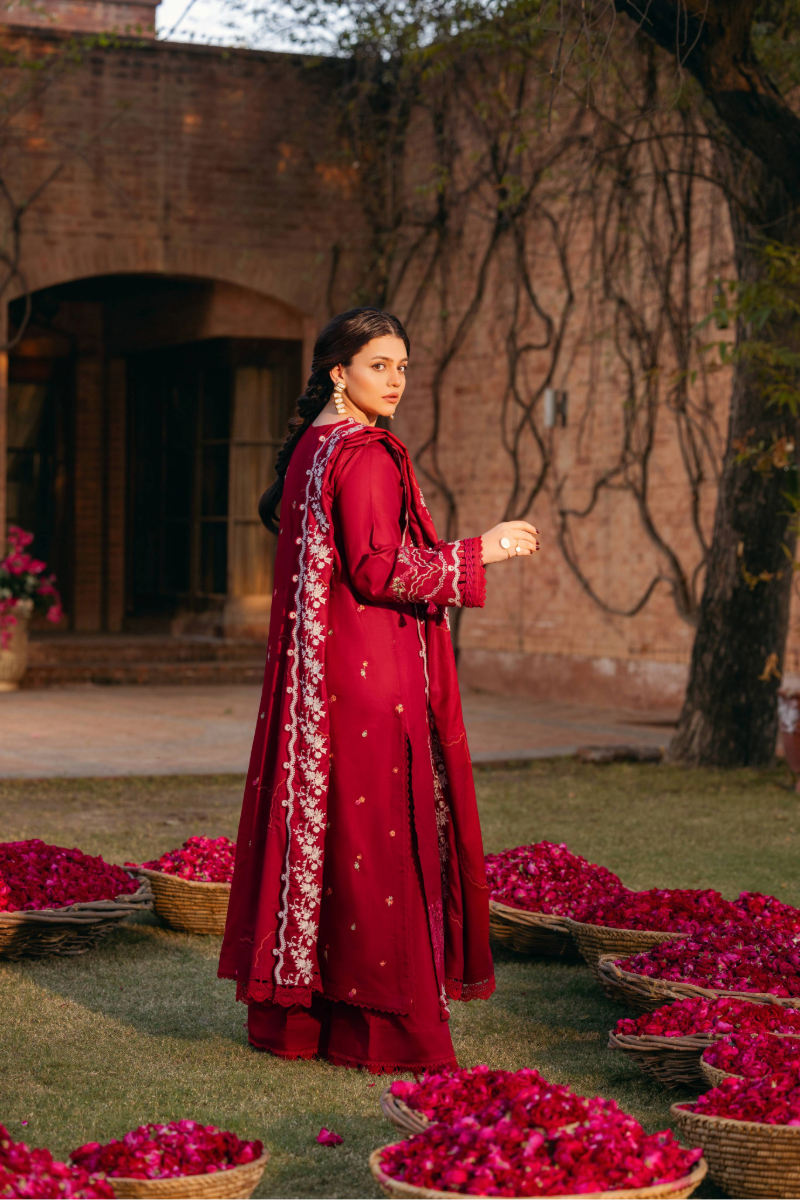 Manara | Luxury Winter 2025 | SURKHAB by Manara - Designer Dress - Type: Ladies Clothes - Available at Libayah - 100% Original