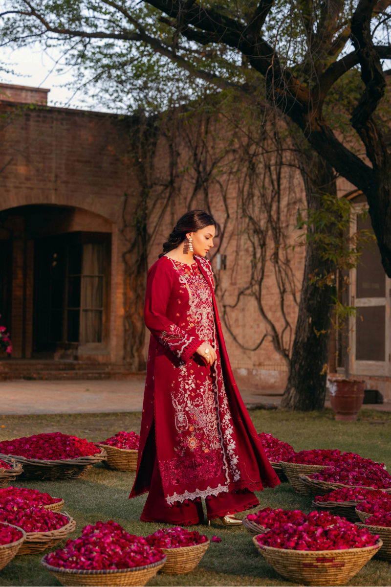 Manara | Luxury Winter 2025 | SURKHAB by Manara - Designer Dress - Type: Ladies Clothes - Available at Libayah - 100% Original