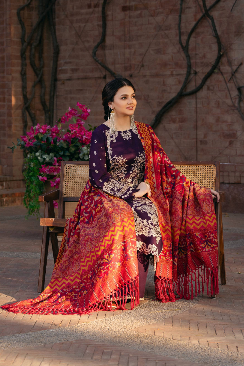 Manara | Luxury Winter 2025 | KALAMKAR by Manara - Designer Dress - Type: Ladies Clothes - Available at Libayah - 100% Original