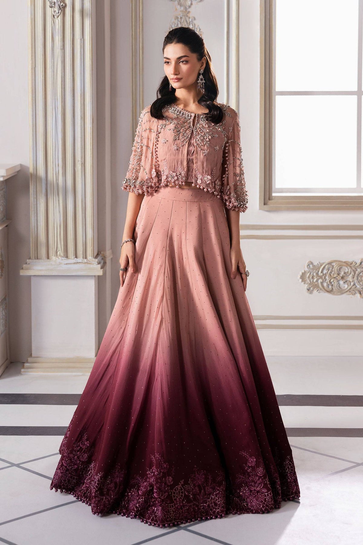 Maria B | Mbroidered 2025 | BD-3001 by Maria B - Designer Dress  - Type : Ladies Clothes - Available at Libayah - 100% Original 