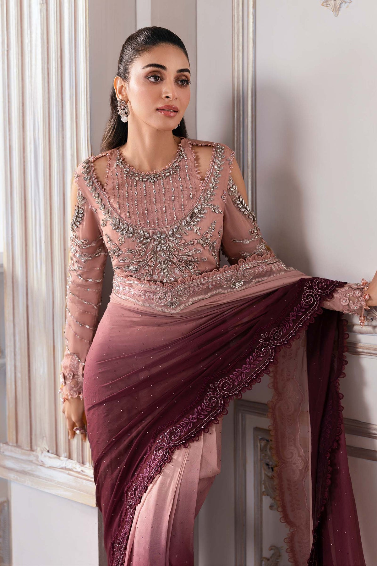Maria B | Mbroidered 2025 | BD-3001 by Maria B - Designer Dress  - Type : Ladies Clothes - Available at Libayah - 100% Original 