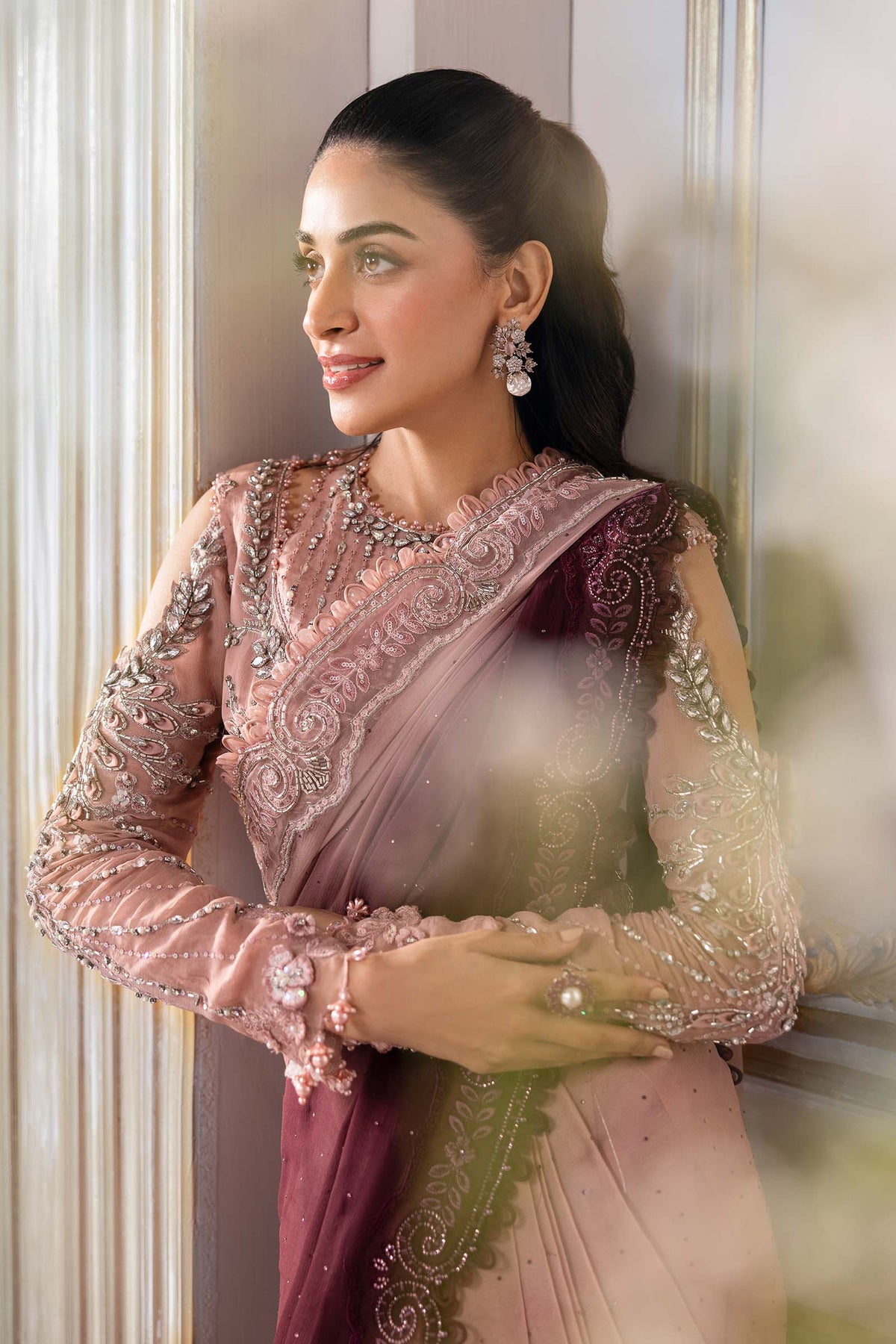 Maria B | Mbroidered 2025 | BD-3001 by Maria B - Designer Dress  - Type : Ladies Clothes - Available at Libayah - 100% Original 