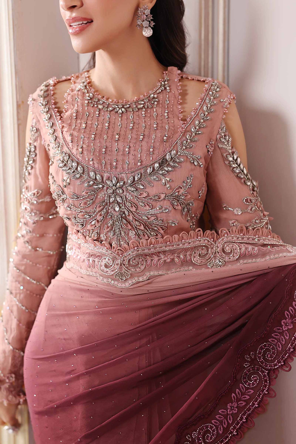 Maria B | Mbroidered 2025 | BD-3001 by Maria B - Designer Dress  - Type : Ladies Clothes - Available at Libayah - 100% Original 