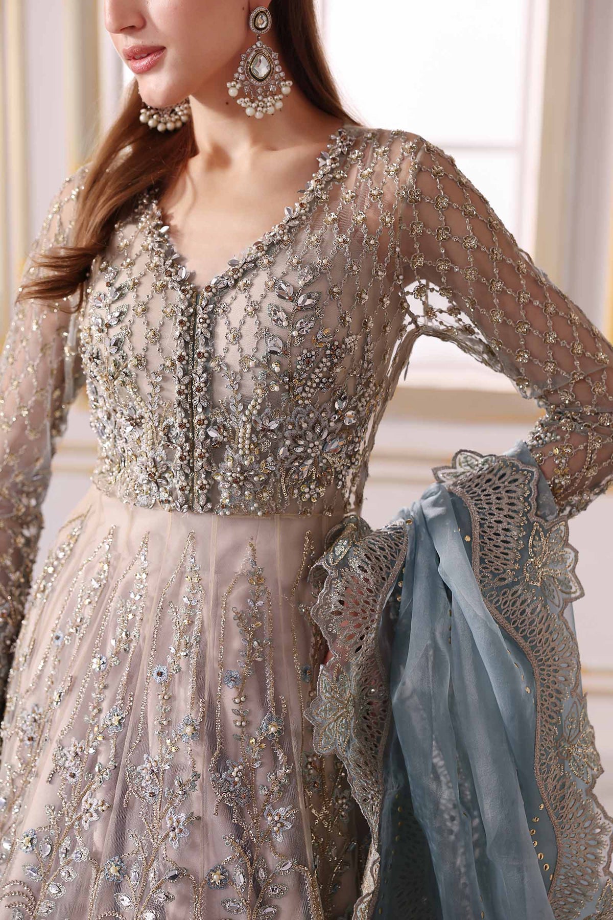 Maria B | Mbroidered 2025 | BD-3002 by Maria B - Designer Dress  - Type : Ladies Clothes - Available at Libayah - 100% Original 