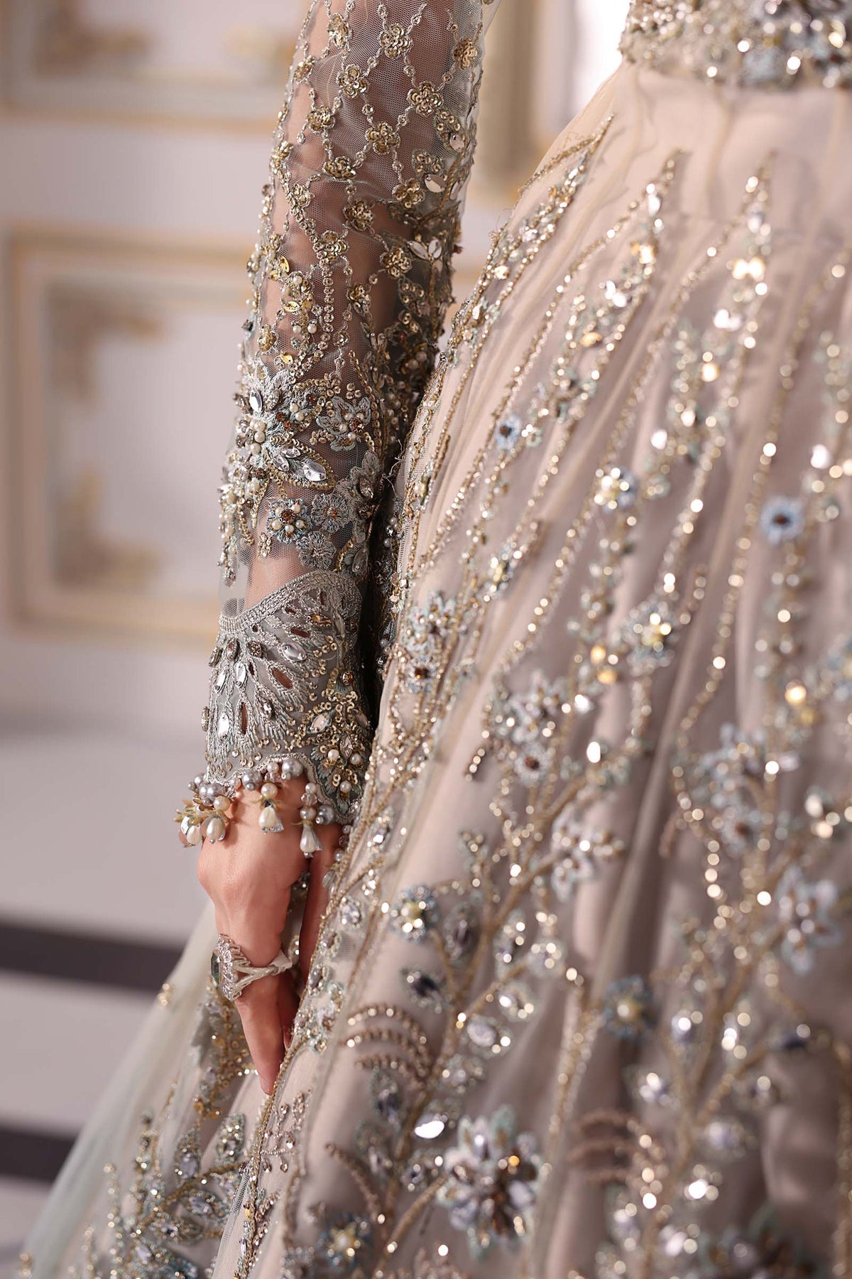 Maria B | Mbroidered 2025 | BD-3002 by Maria B - Designer Dress  - Type : Ladies Clothes - Available at Libayah - 100% Original 