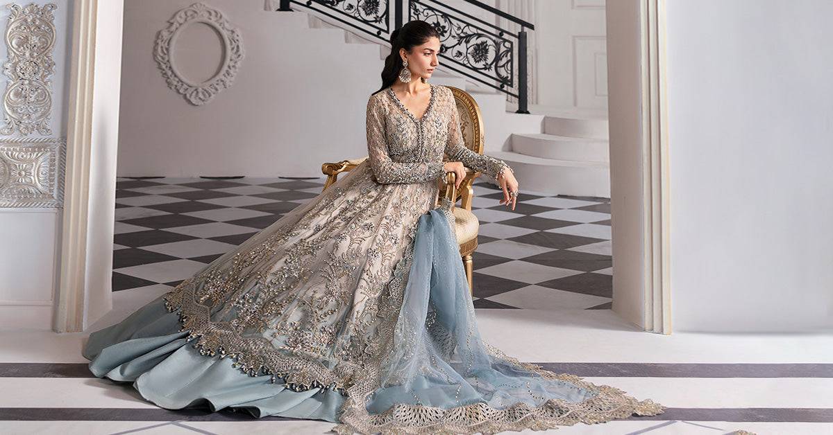 Maria B | Mbroidered 2025 | BD-3002 by Maria B - Designer Dress  - Type : Ladies Clothes - Available at Libayah - 100% Original 